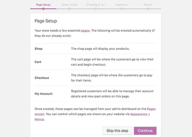 Strony WooCommerce