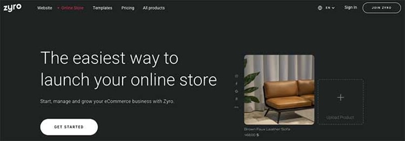 Zyro E-commerce