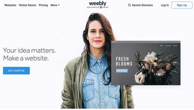 Strona Weebly