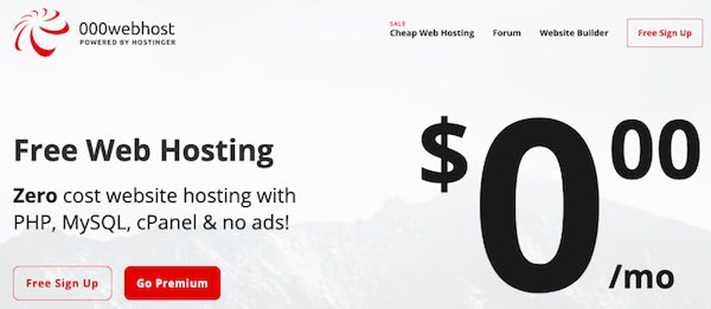 000webhost Darmowy hosting