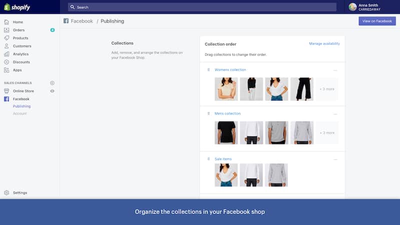 Shopify Facebook Kup produkt