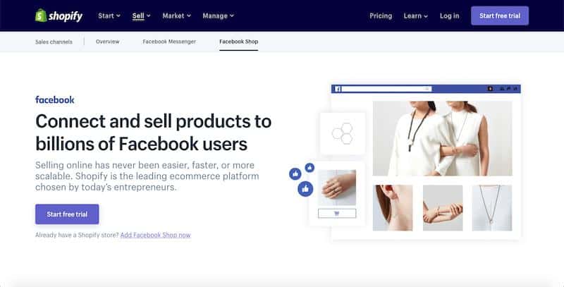 Shopify Facebook