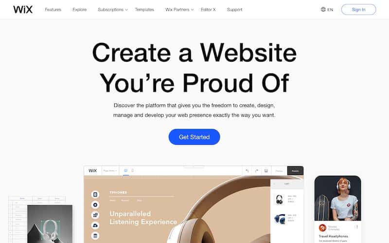 Wix: Shopify Konkurent
