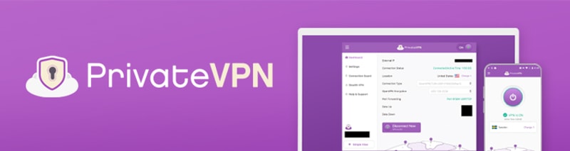 Baner PrivateVPN