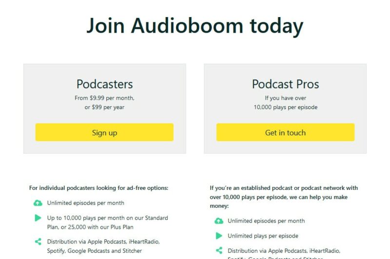 Ceny audioboomów