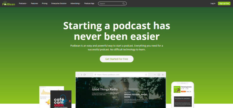 hosting podcastów podbean