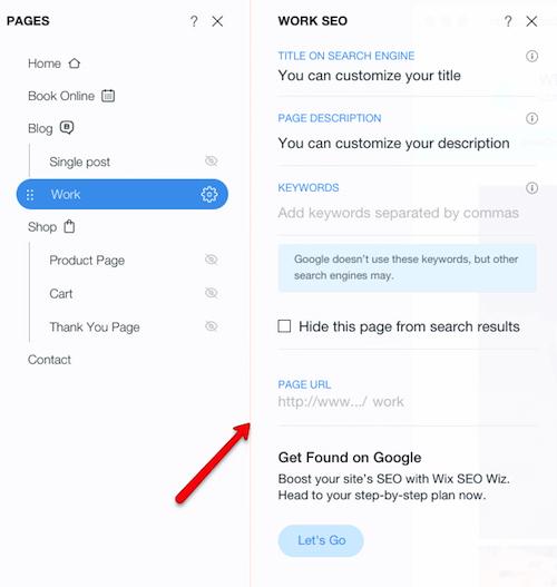 Wix Editor SEO